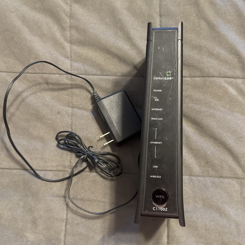 CenturyLink Zyxel C1100Z VDSL2 DSL Modem Wireless Router Gateway - Tested